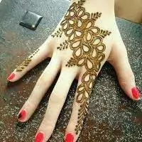 simple mehndi design photo